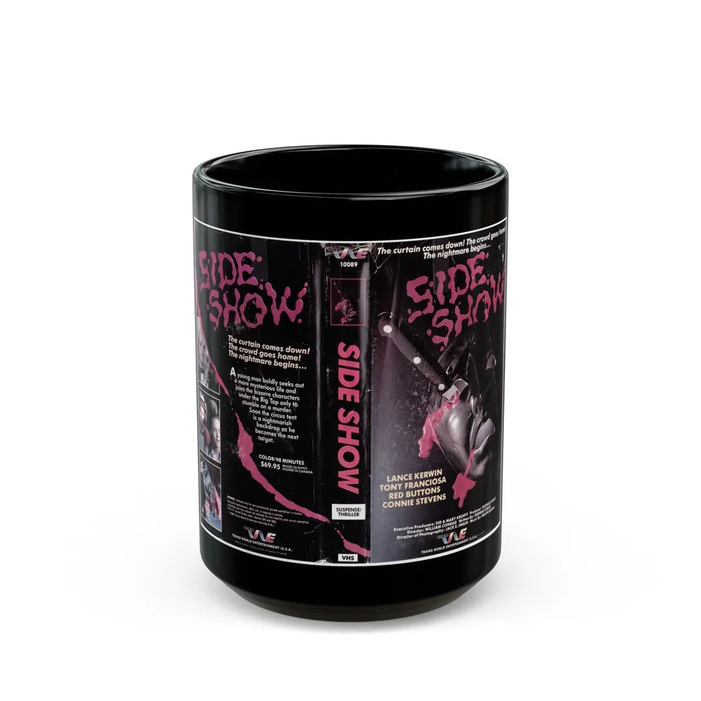 SIDE SHOW (VHS COVER) - Black Coffee Mug-15oz-Go Mug Yourself
