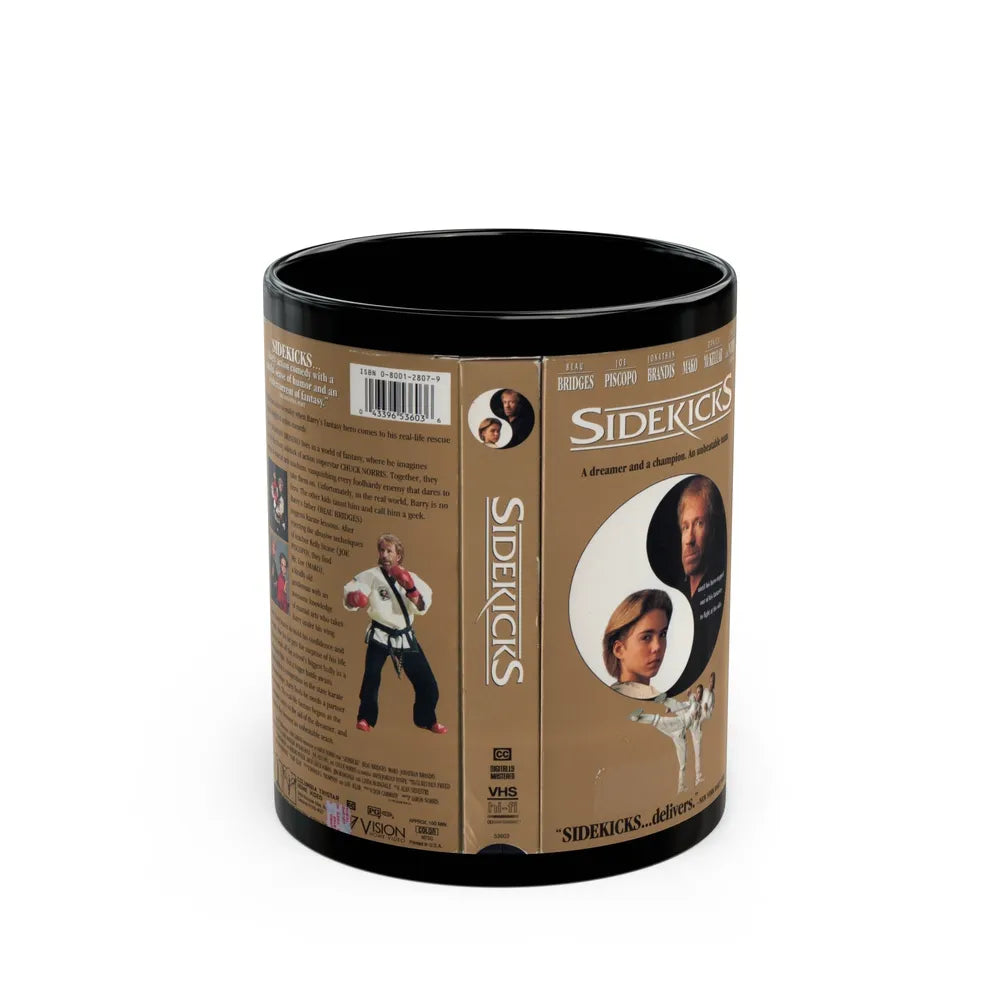 SIDEKICKS (VHS COVER) - Black Coffee Mug-11oz-Go Mug Yourself