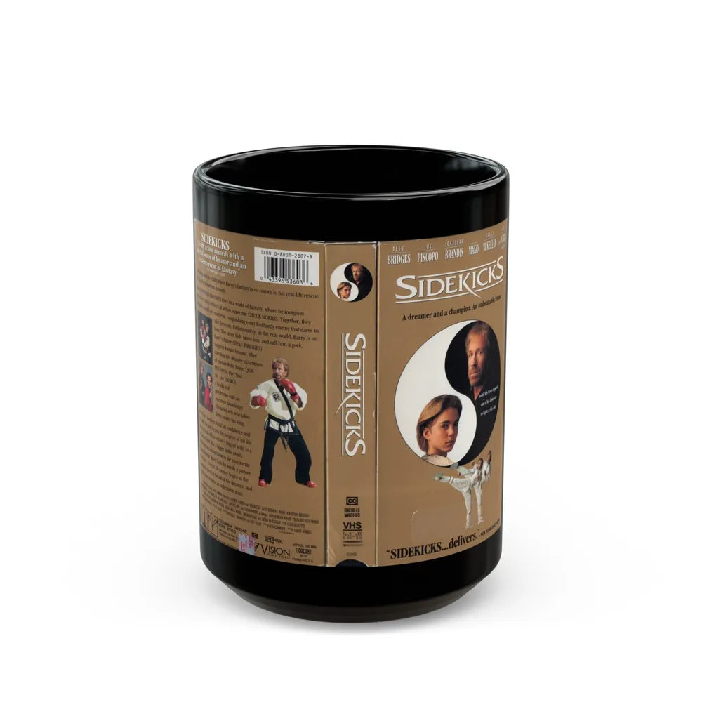 SIDEKICKS (VHS COVER) - Black Coffee Mug-15oz-Go Mug Yourself