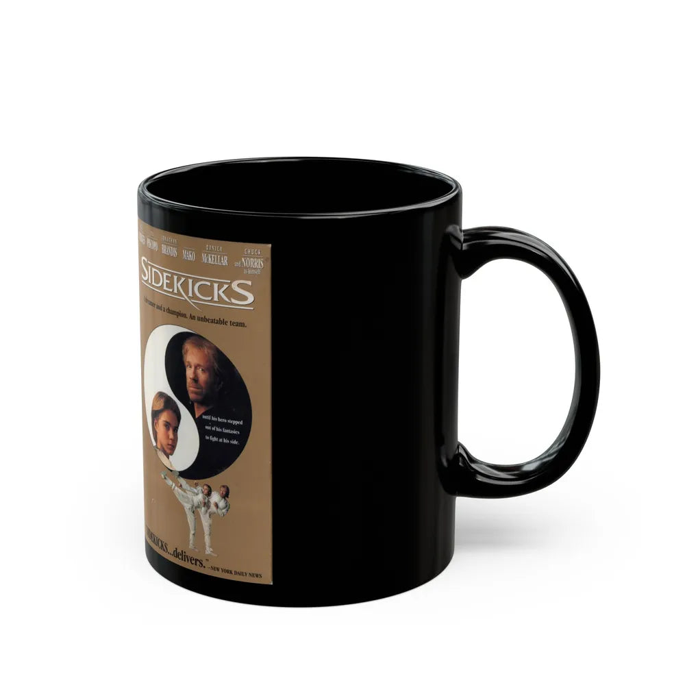 SIDEKICKS (VHS COVER) - Black Coffee Mug-Go Mug Yourself