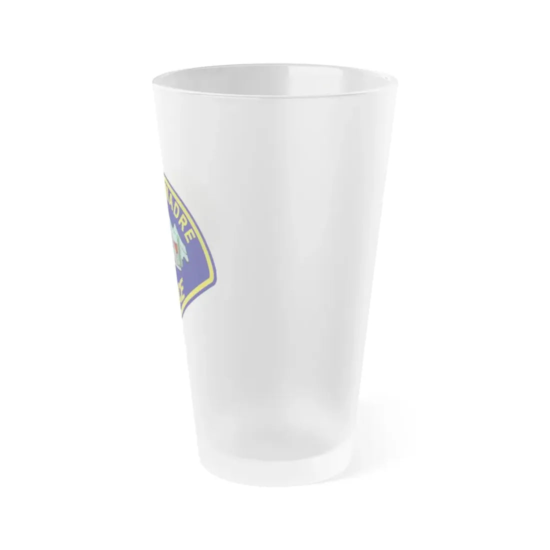Sierra Madre California Police - Frosted Pint Glass 16oz - Go Mug Yourself