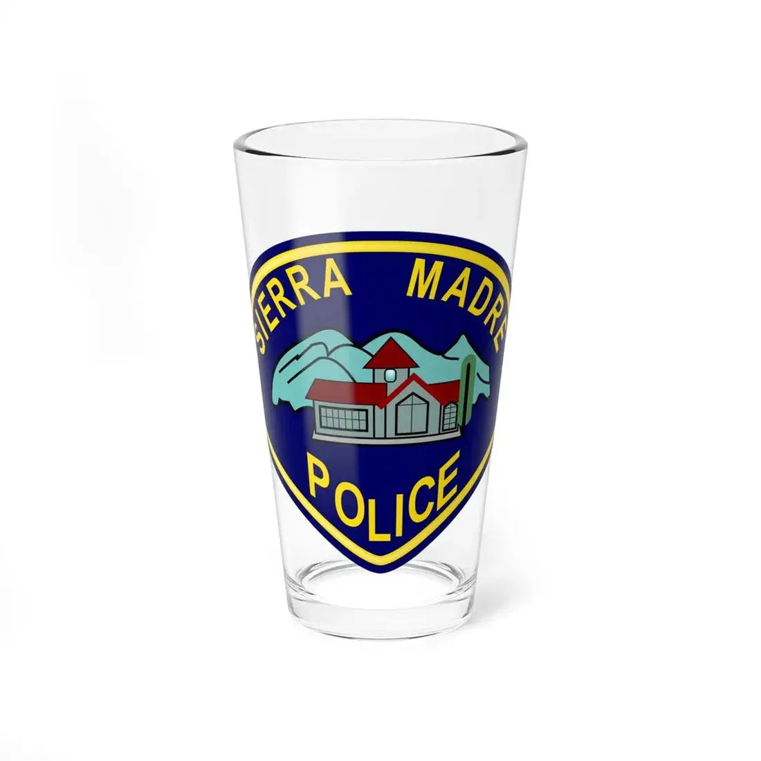 Sierra Madre California Police - Pint Glass 16oz 16oz - Go Mug Yourself