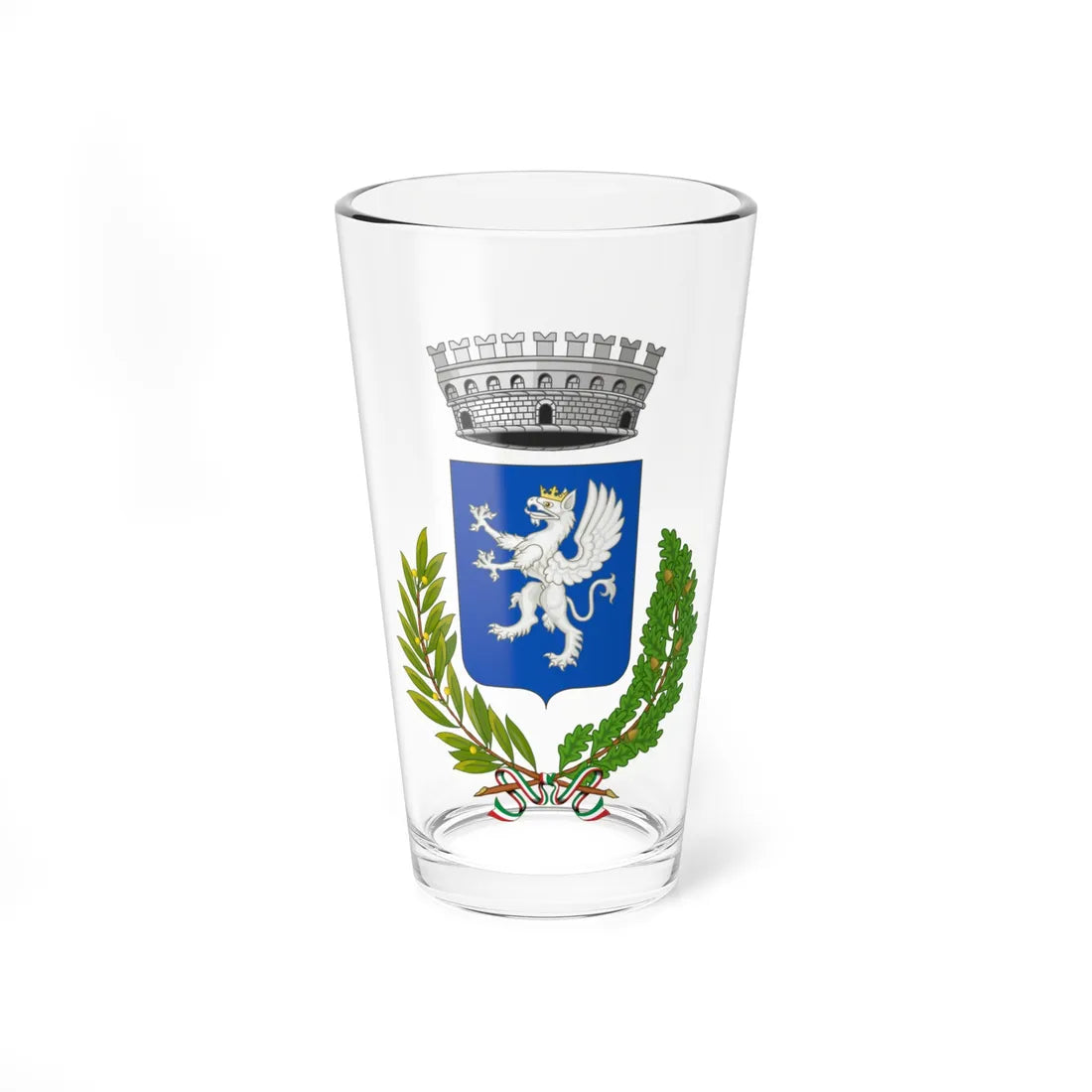 Sigillo-Stemma (Italy) (Coat of Arms) Pint Glass 16oz 16oz - Go Mug Yourself