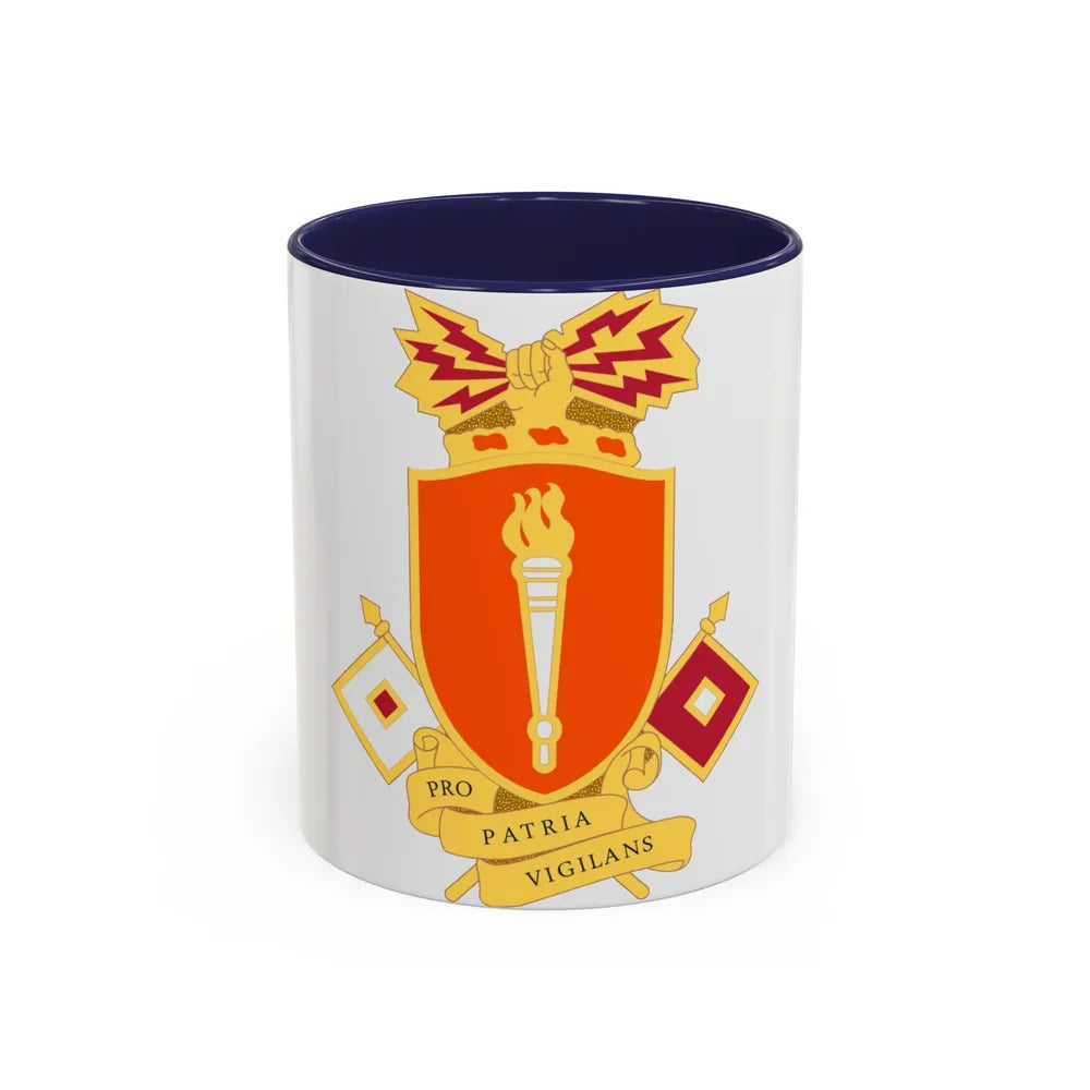 Signal Center and Fort Gordon and School 2 (U.S. Army) Accent Coffee Mug 11oz Navy - Go Mug Yourself