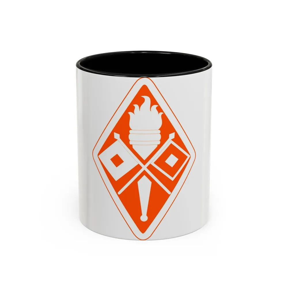 Signal Center and Fort Gordon and School (U.S. Army) Accent Coffee Mug 11oz Black - Go Mug Yourself