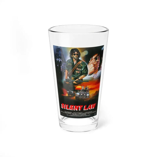 SILENT LAW 1988 Movie Poster - Pint Glass 16oz 16oz - Go Mug Yourself