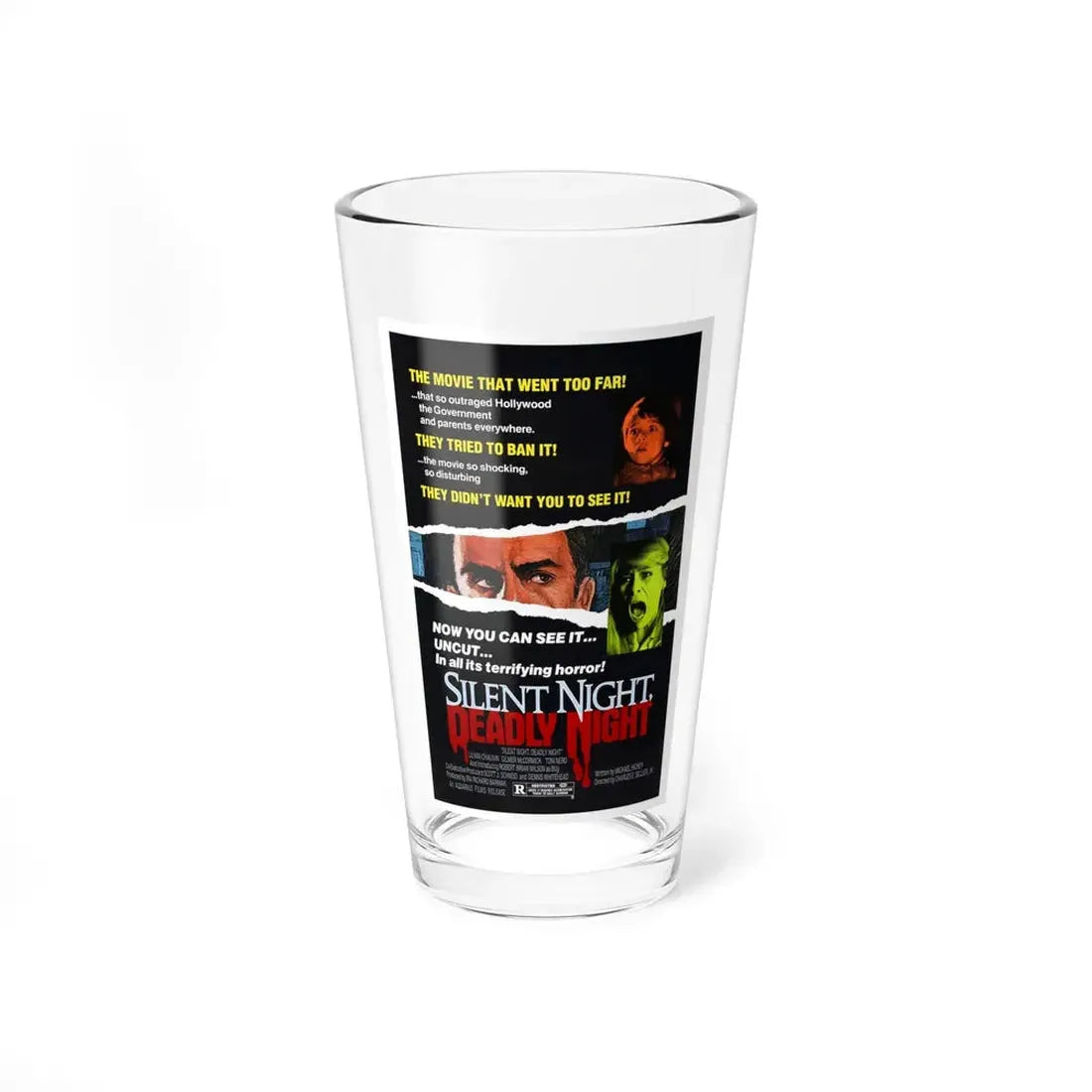 SILENT NIGHT, DEADLY NIGHT (2) 1984 Movie Poster - Pint Glass 16oz 16oz - Go Mug Yourself