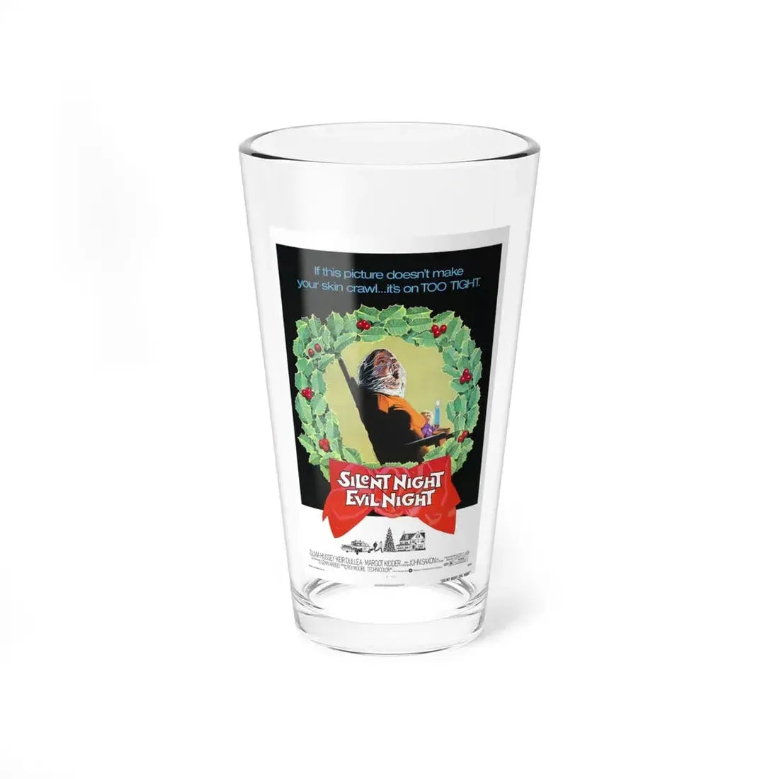 SILENT NIGHT, EVIL NIGHT (BLACK CHRISTMAS) 1974 Movie Poster - Pint Glass 16oz 16oz - Go Mug Yourself