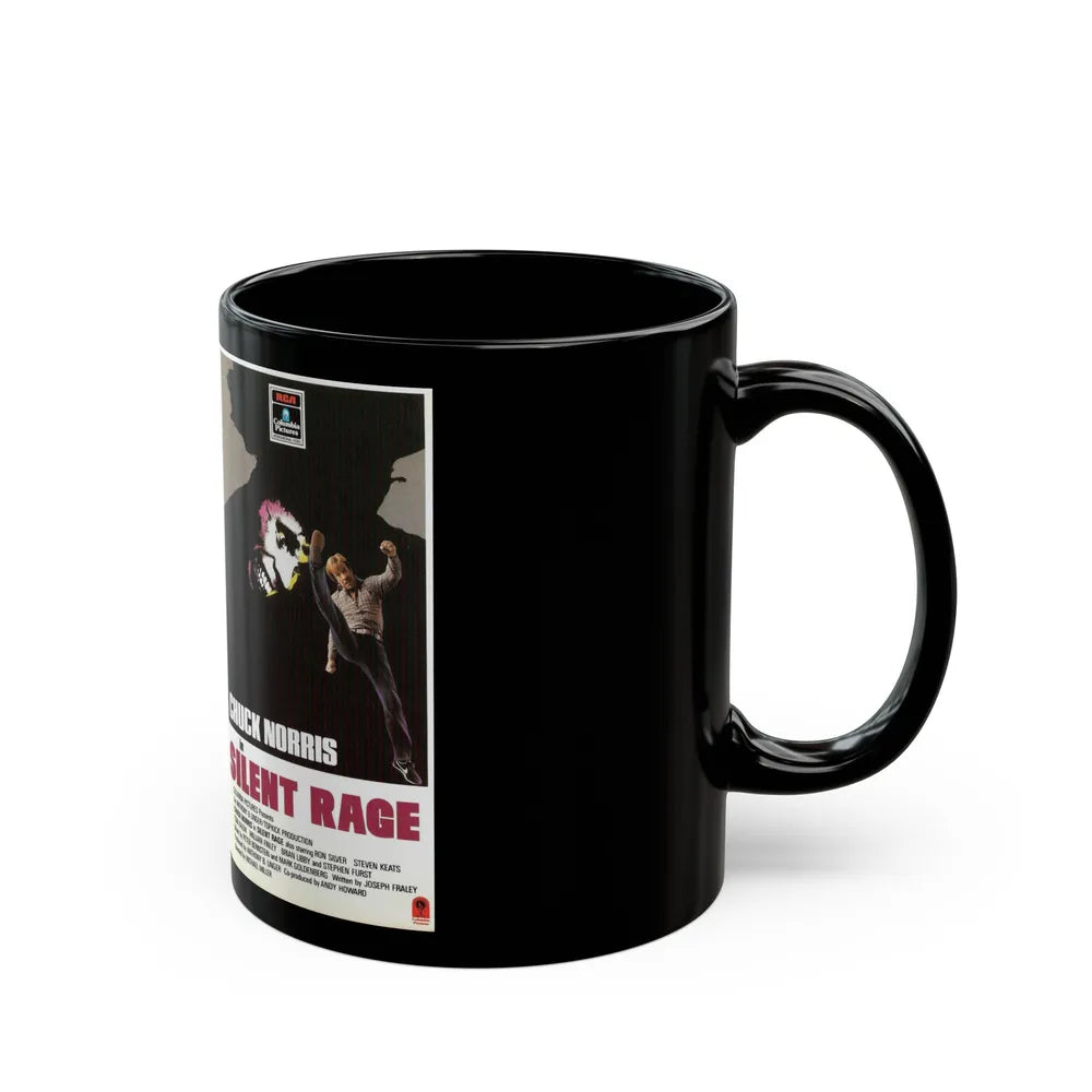 SILENT RAGE (VHS COVER) - Black Coffee Mug-Go Mug Yourself