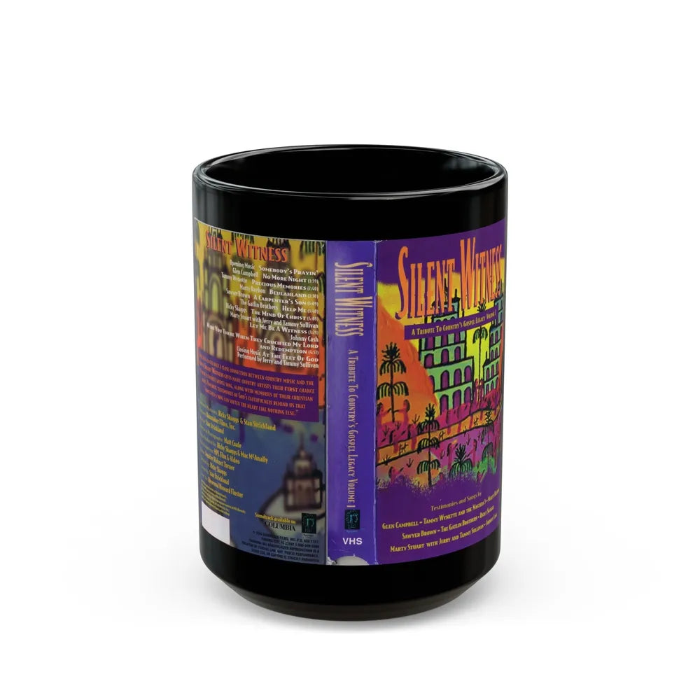 SILENT WITNESS (VHS COVER) - Black Coffee Mug-15oz-Go Mug Yourself