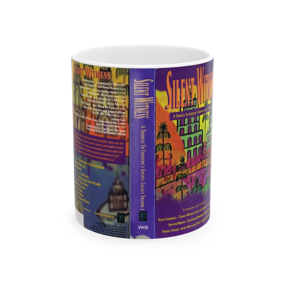 SILENT WITNESS (VHS COVER) - White Coffee Mug-11oz-Go Mug Yourself
