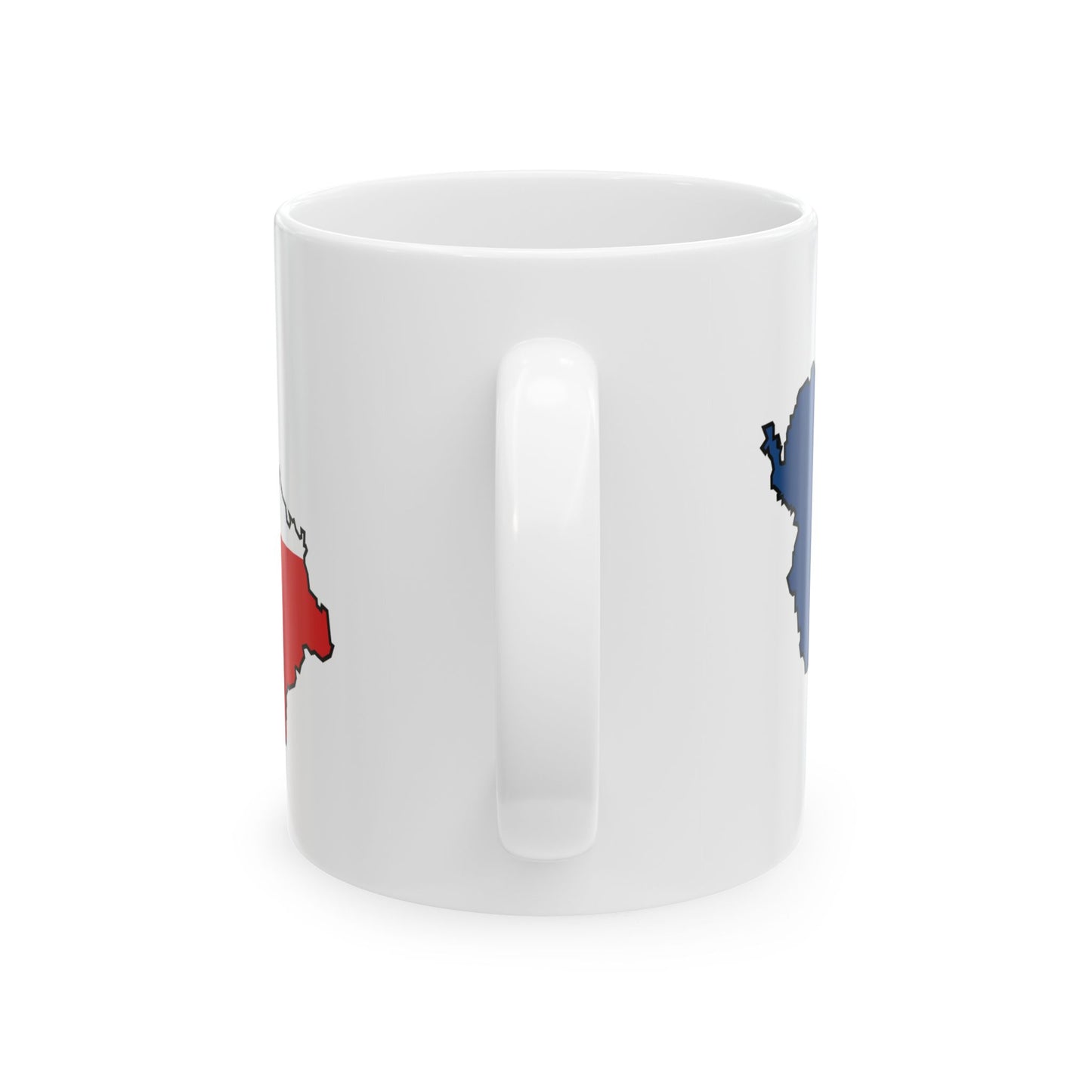 Silhouette of Czech (Czech Republic) White Coffee Mug-Go Mug Yourself