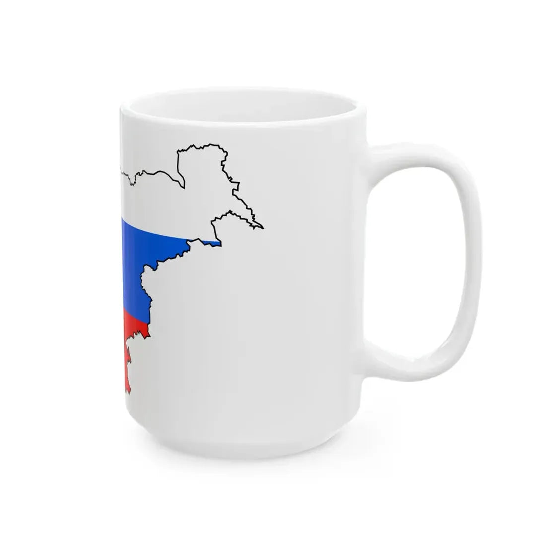 Silhouette of Slovenia (Slovenia) White Coffee Mug - Go Mug Yourself