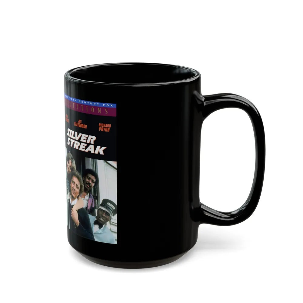 SILVER STREAK (VHS COVER) - Black Coffee Mug-Go Mug Yourself