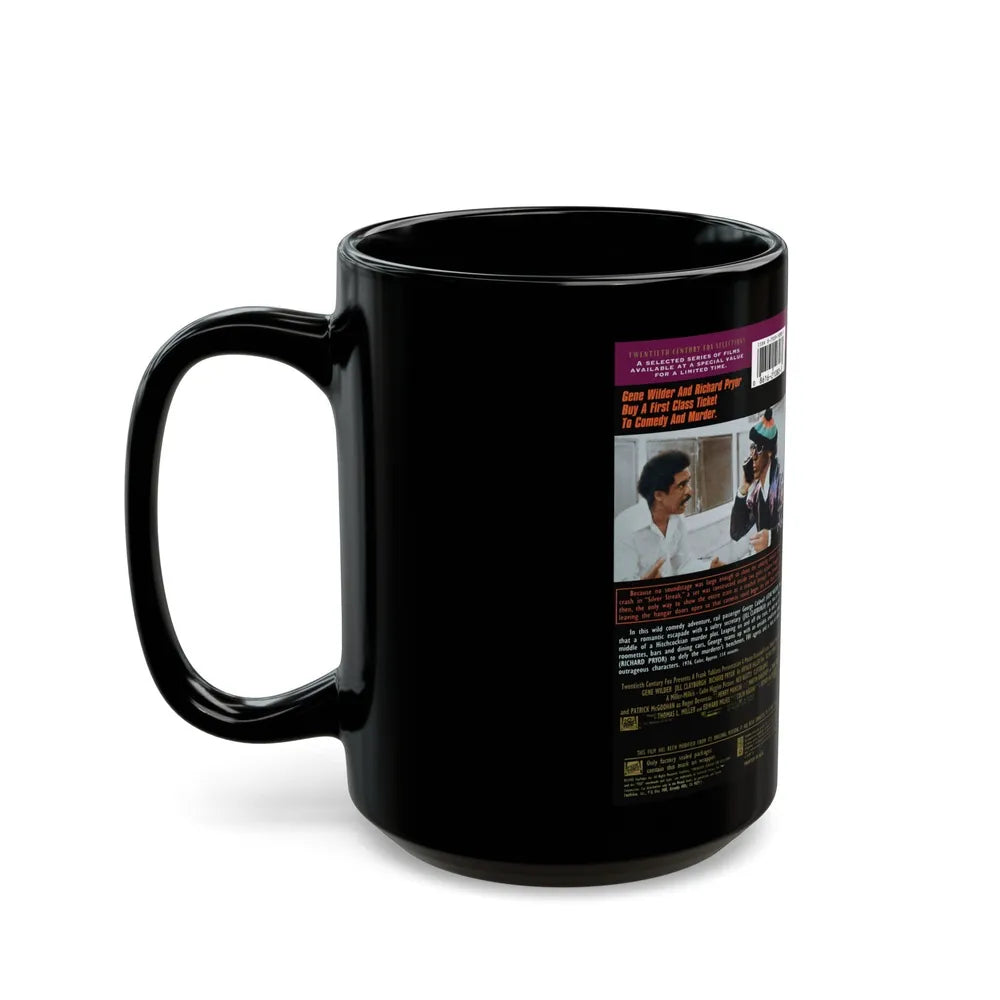 SILVER STREAK (VHS COVER) - Black Coffee Mug-Go Mug Yourself