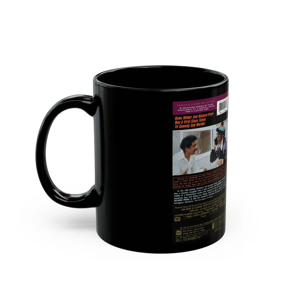 SILVER STREAK (VHS COVER) - Black Coffee Mug-Go Mug Yourself