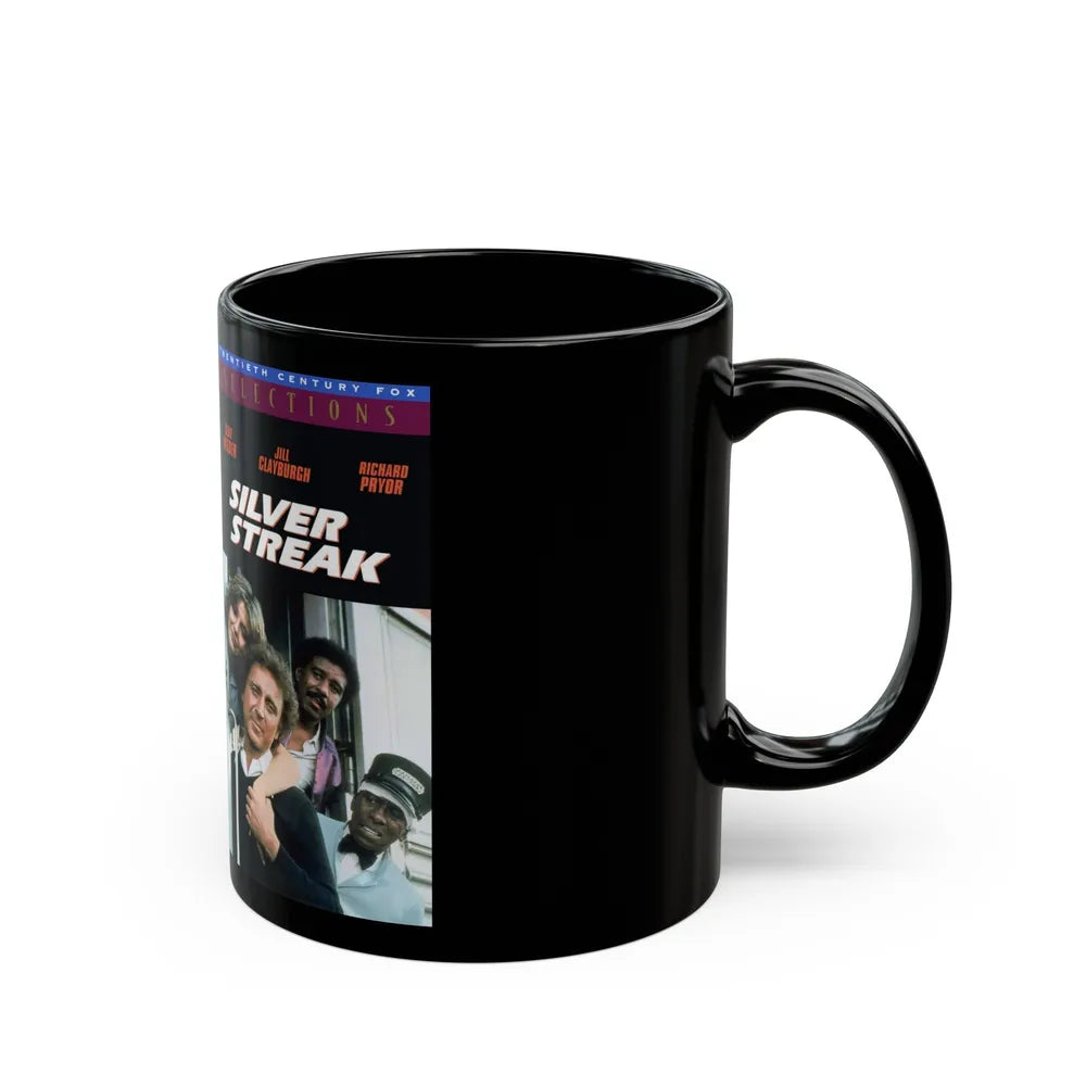 SILVER STREAK (VHS COVER) - Black Coffee Mug-Go Mug Yourself
