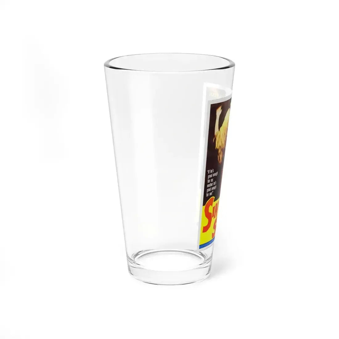 SIN YOU SINNERS 1963 Movie Poster - Pint Glass 16oz - Go Mug Yourself