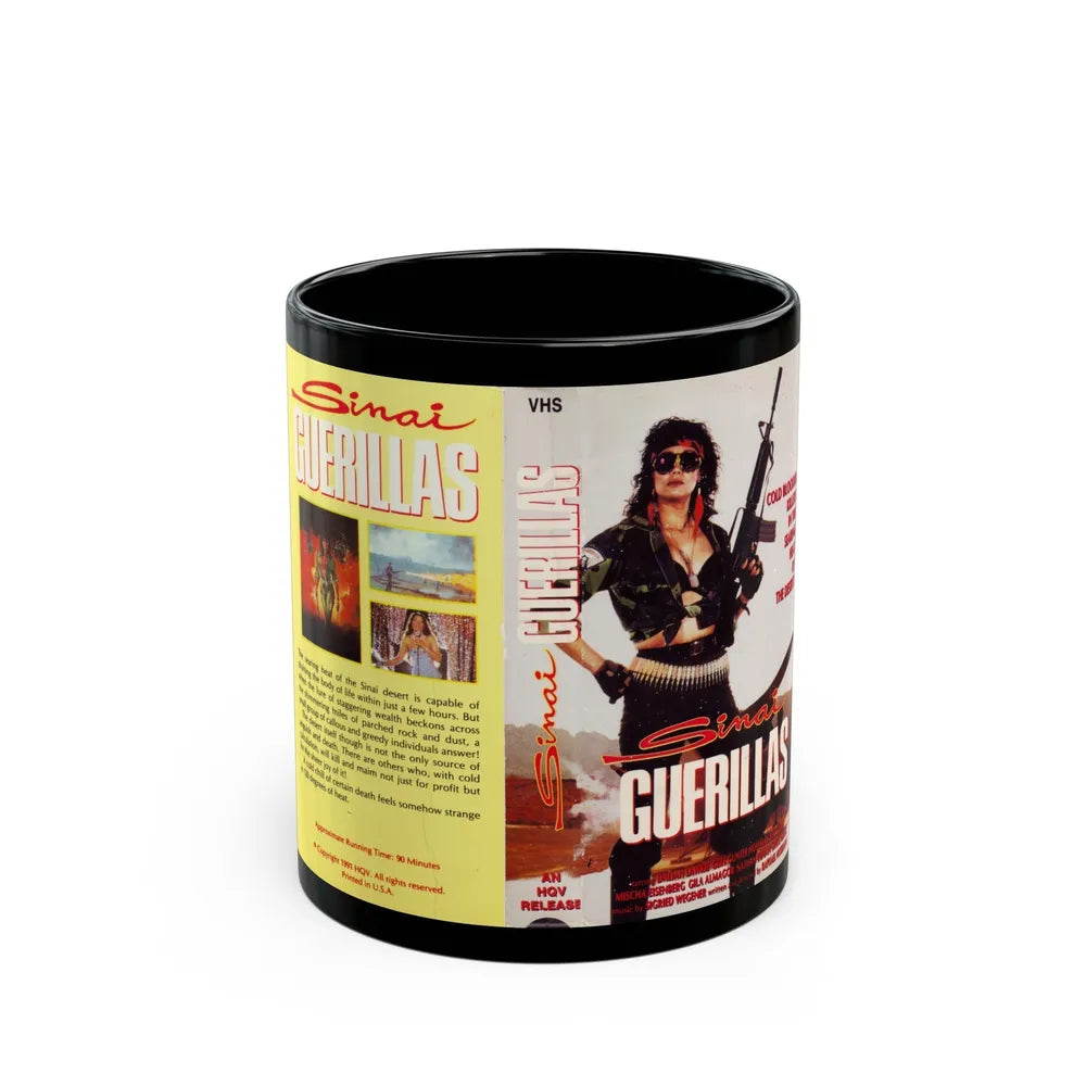 SINAI GUERILLAS (VHS COVER) - Black Coffee Mug-11oz-Go Mug Yourself