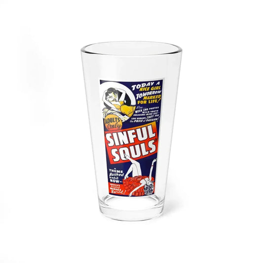 SINFUL SOULS 1939 Movie Poster - Pint Glass 16oz 16oz - Go Mug Yourself