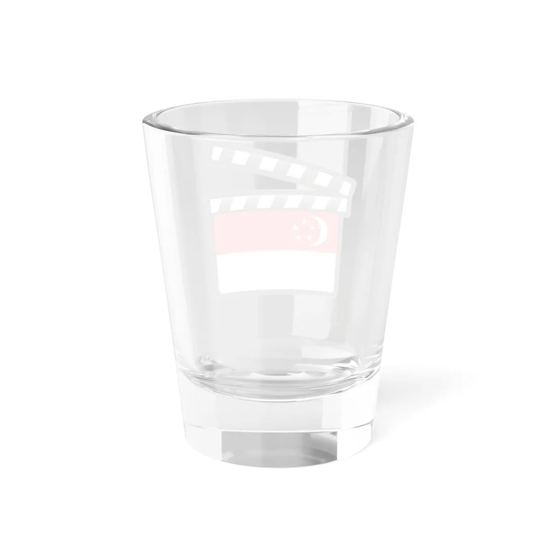 Singapore film clapperboard (Singapore) Shot Glass 1.5oz - Go Mug Yourself
