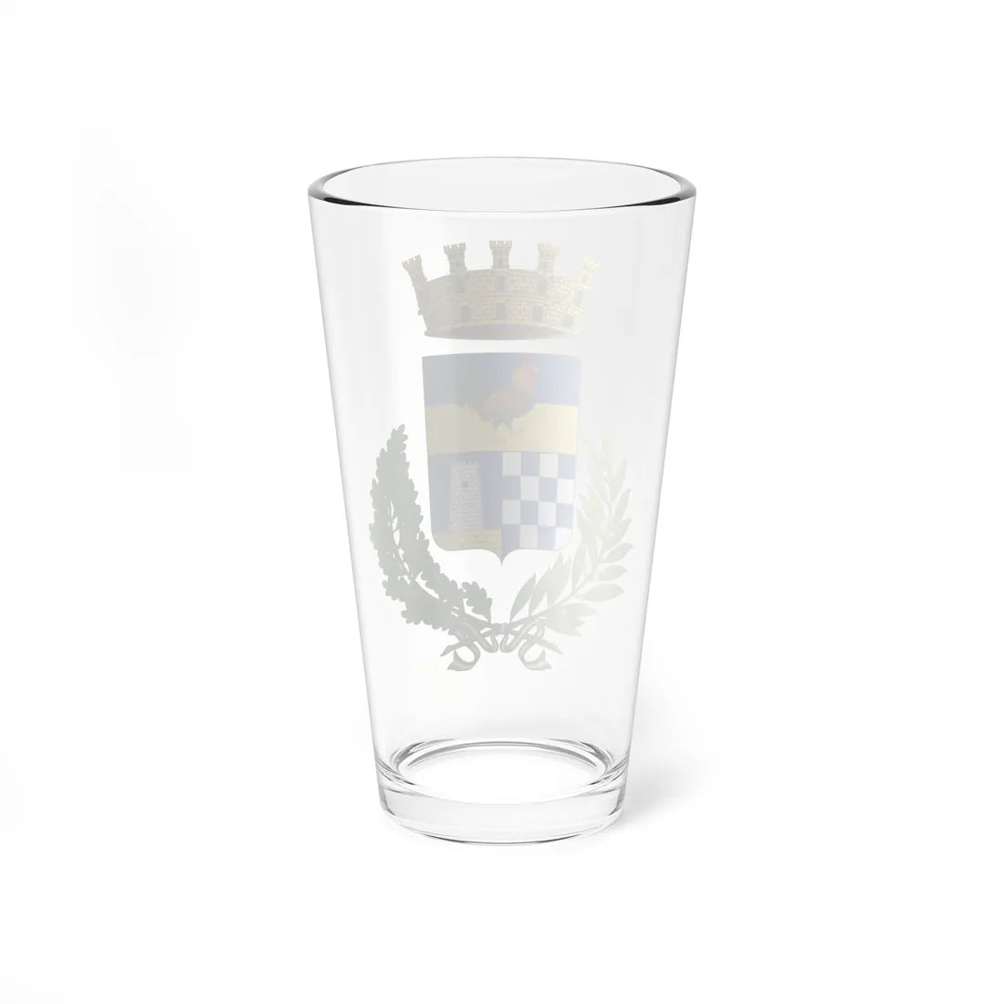 Siniscola-Stemma (Italy) (Coat of Arms) Pint Glass 16oz - Go Mug Yourself