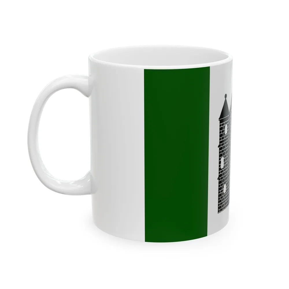 Sint-Genesius-Rode vlag (Belgium) White Coffee Mug - Go Mug Yourself