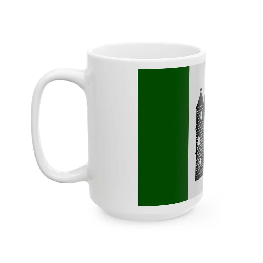 Sint-Genesius-Rode vlag (Belgium) White Coffee Mug - Go Mug Yourself