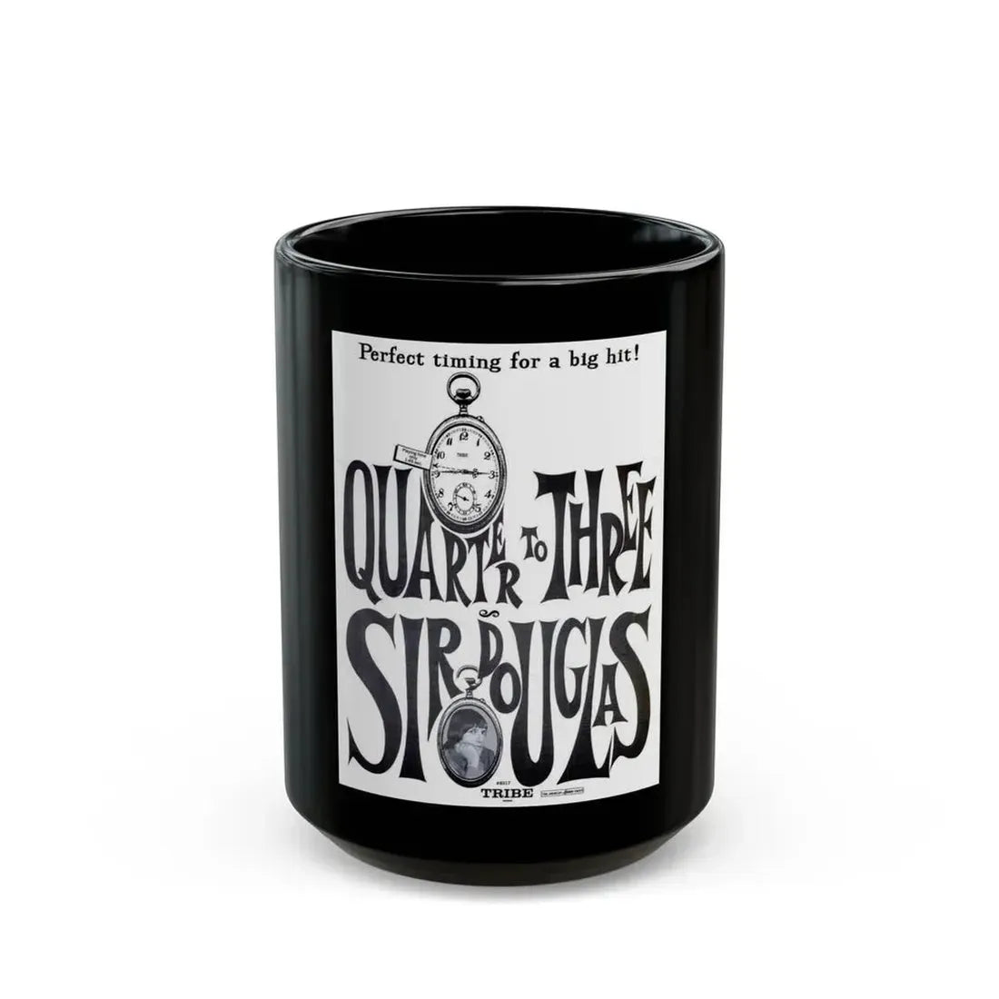 Sir Douglas Quintet 1966 (Music Poster) Black Coffee Mug 15oz - Go Mug Yourself