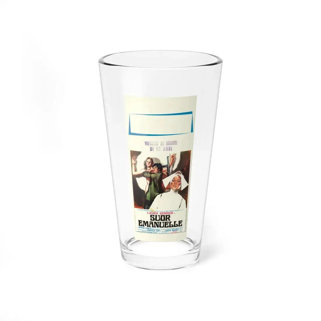 SISTER EMANUELLE 1977 Movie Poster - Pint Glass 16oz 16oz - Go Mug Yourself