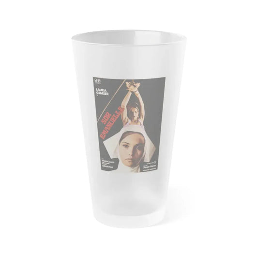 SISTER EMANUELLE (SPAIN) 1977 Movie Poster - Frosted Pint Glass 16oz Default Title - Go Mug Yourself