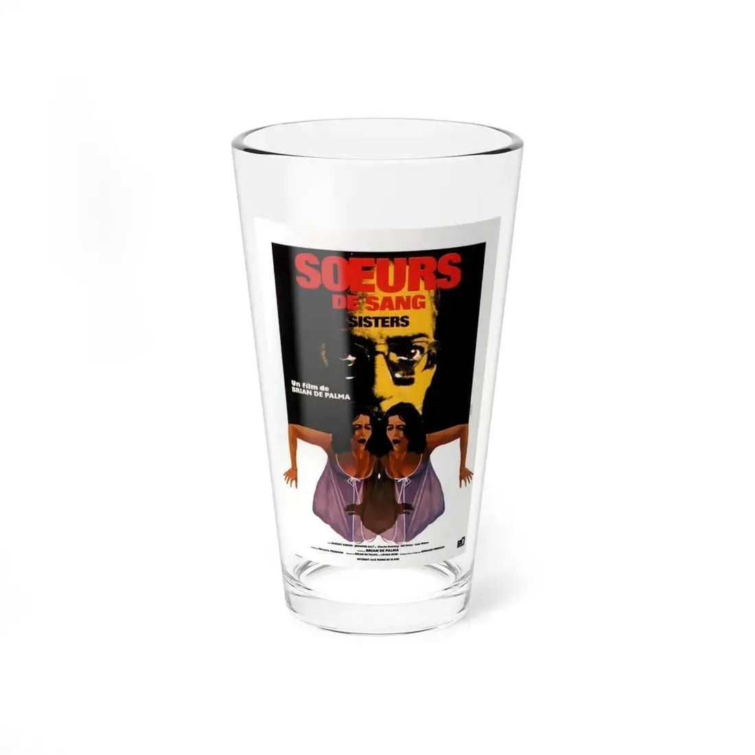 SISTERS (3) 1972 Movie Poster - Pint Glass 16oz 16oz - Go Mug Yourself