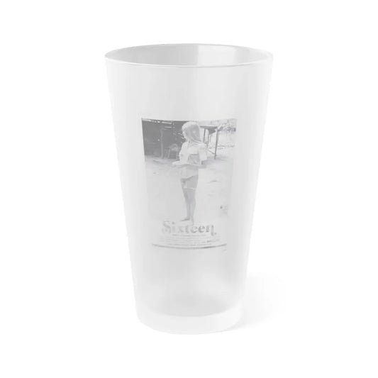 SIXTEEN 1972 Movie Poster - Frosted Pint Glass 16oz Default Title - Go Mug Yourself