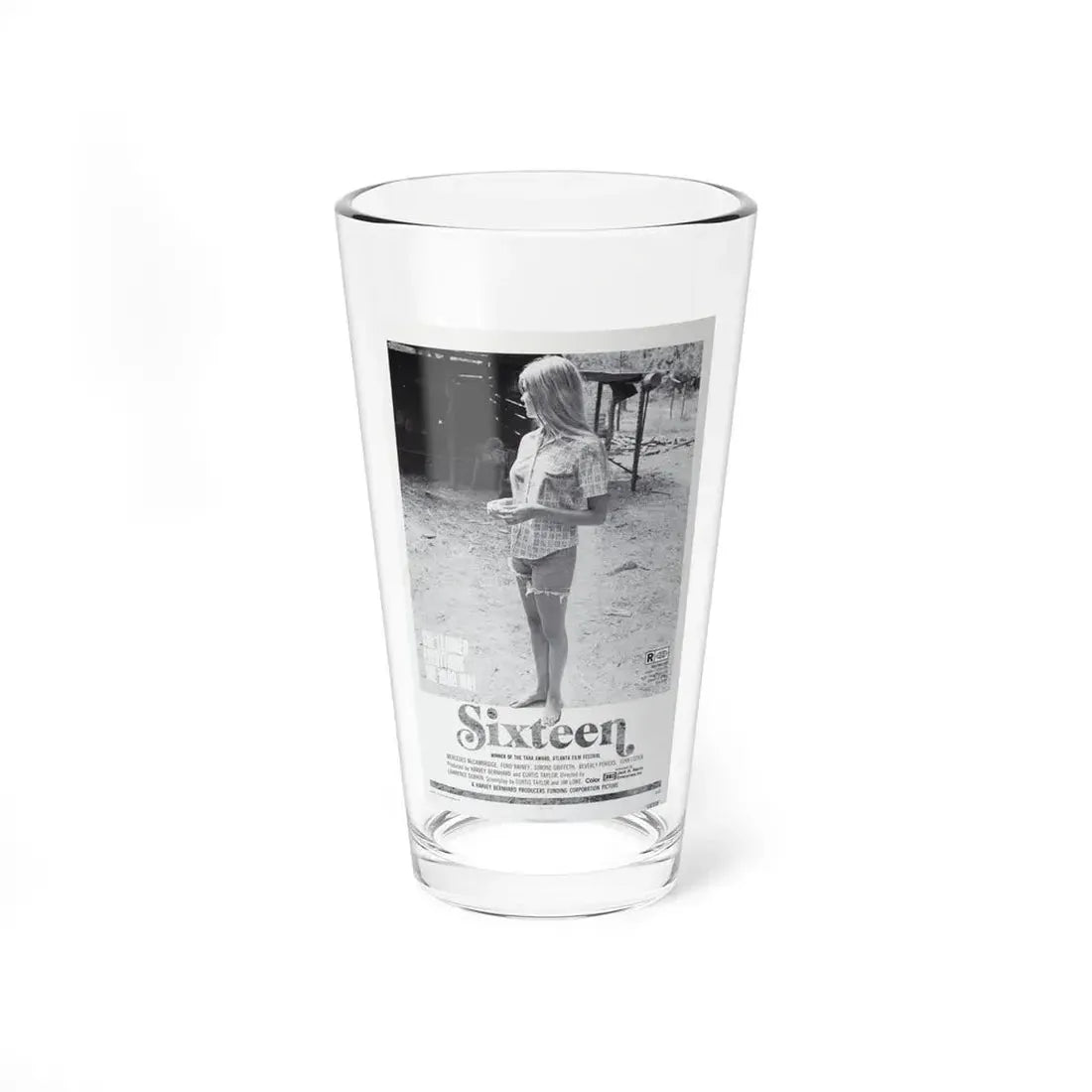 SIXTEEN 1972 Movie Poster - Pint Glass 16oz 16oz - Go Mug Yourself