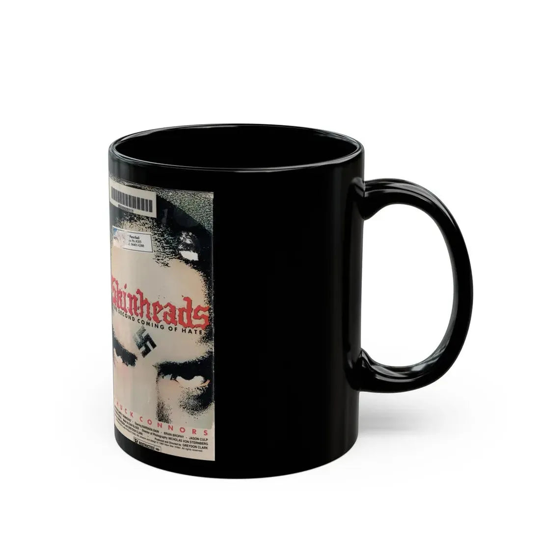SKINHEADS THE SECOND COMING OF HATE (VHS COVER) - Black Coffee Mug - Go Mug Yourself