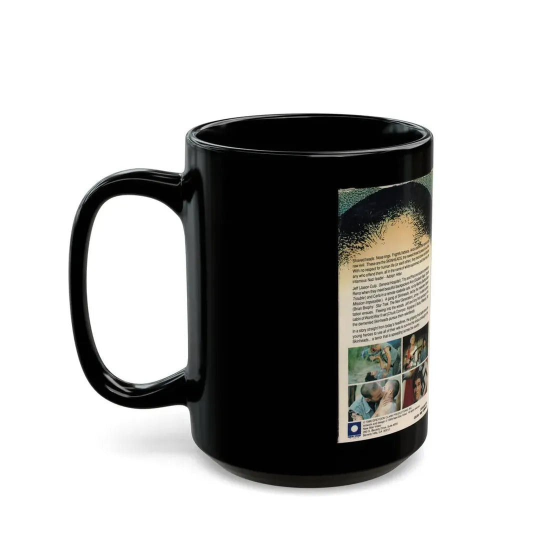 SKINHEADS THE SECOND COMING OF HATE (VHS COVER) - Black Coffee Mug - Go Mug Yourself