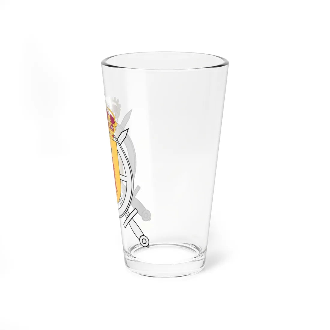 Skånska trängregementet vapen (Sweden) (Coat of Arms) Pint Glass 16oz - Go Mug Yourself