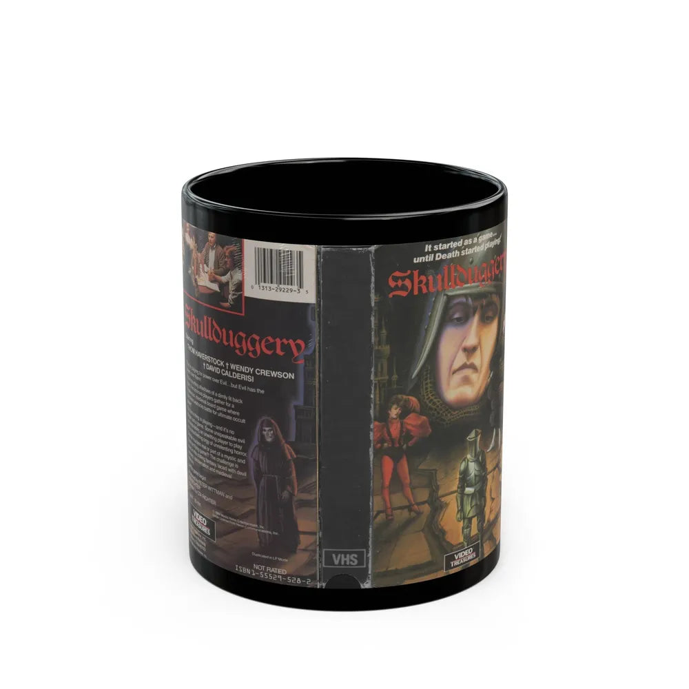 SKULLDUGGERY (VHS COVER) - Black Coffee Mug-11oz-Go Mug Yourself