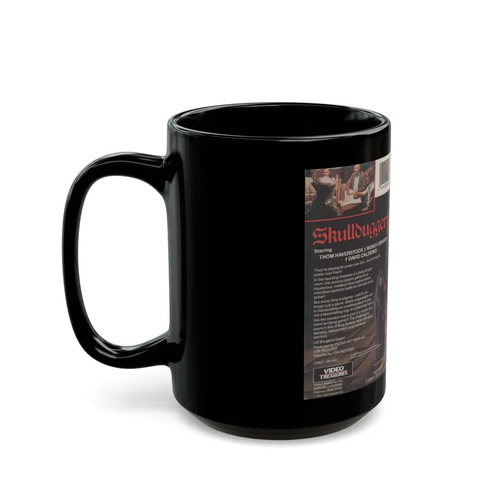 SKULLDUGGERY (VHS COVER) - Black Coffee Mug-Go Mug Yourself