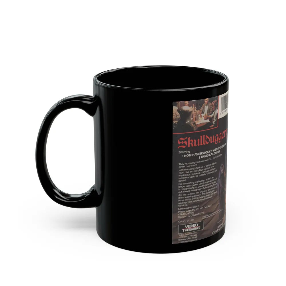 SKULLDUGGERY (VHS COVER) - Black Coffee Mug-Go Mug Yourself