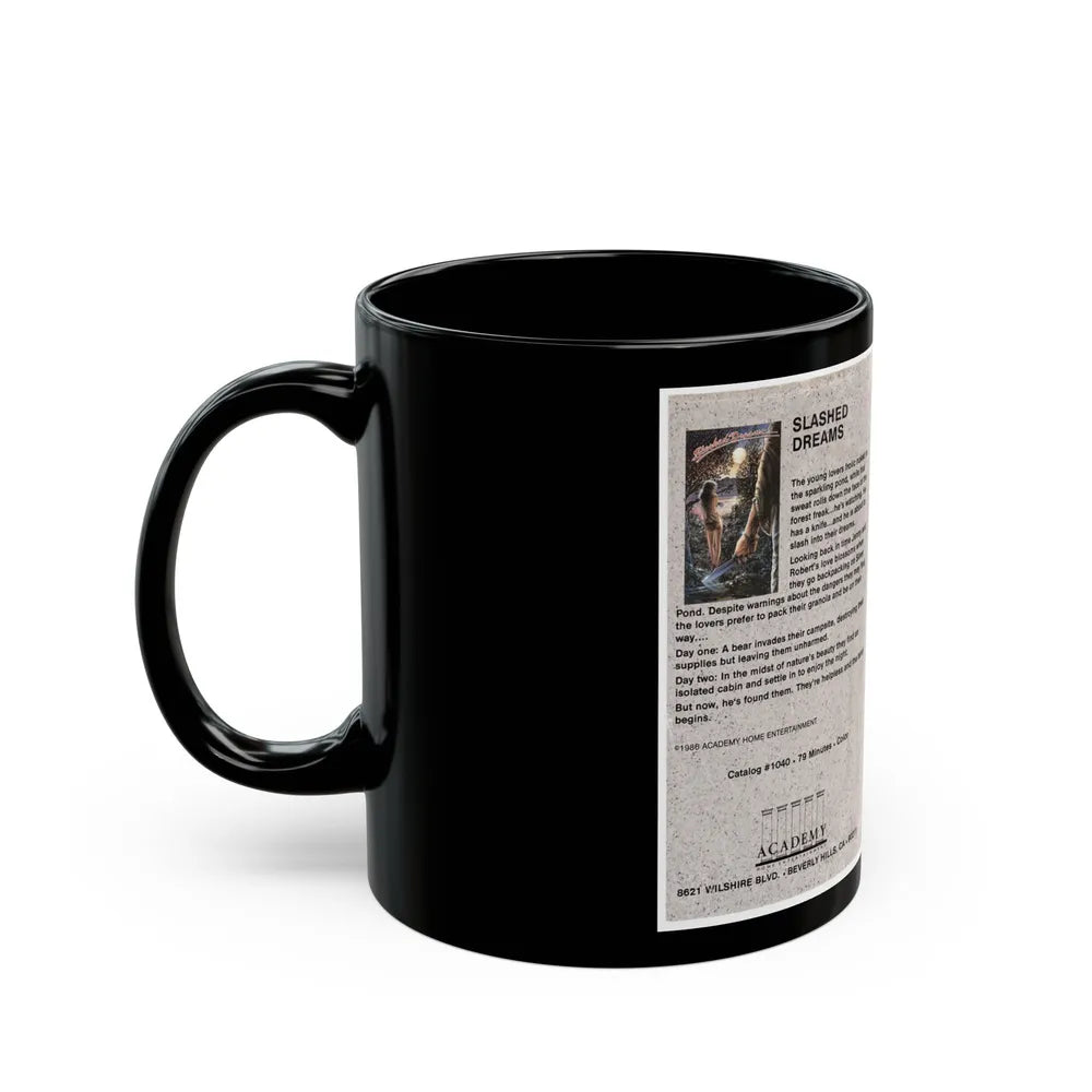 SLASHED DREAMS (VHS COVER) - Black Coffee Mug-Go Mug Yourself