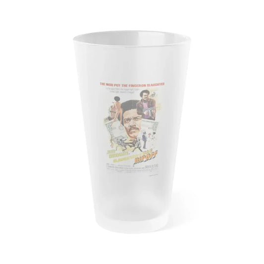 SLAUGHTER'S BIG RIP OFF 1973 Movie Poster - Frosted Pint Glass 16oz Default Title - Go Mug Yourself