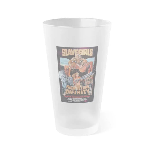 SLAVE GIRLS FROM BEYOND INFINITY 1987 Movie Poster - Frosted Pint Glass 16oz Default Title - Go Mug Yourself