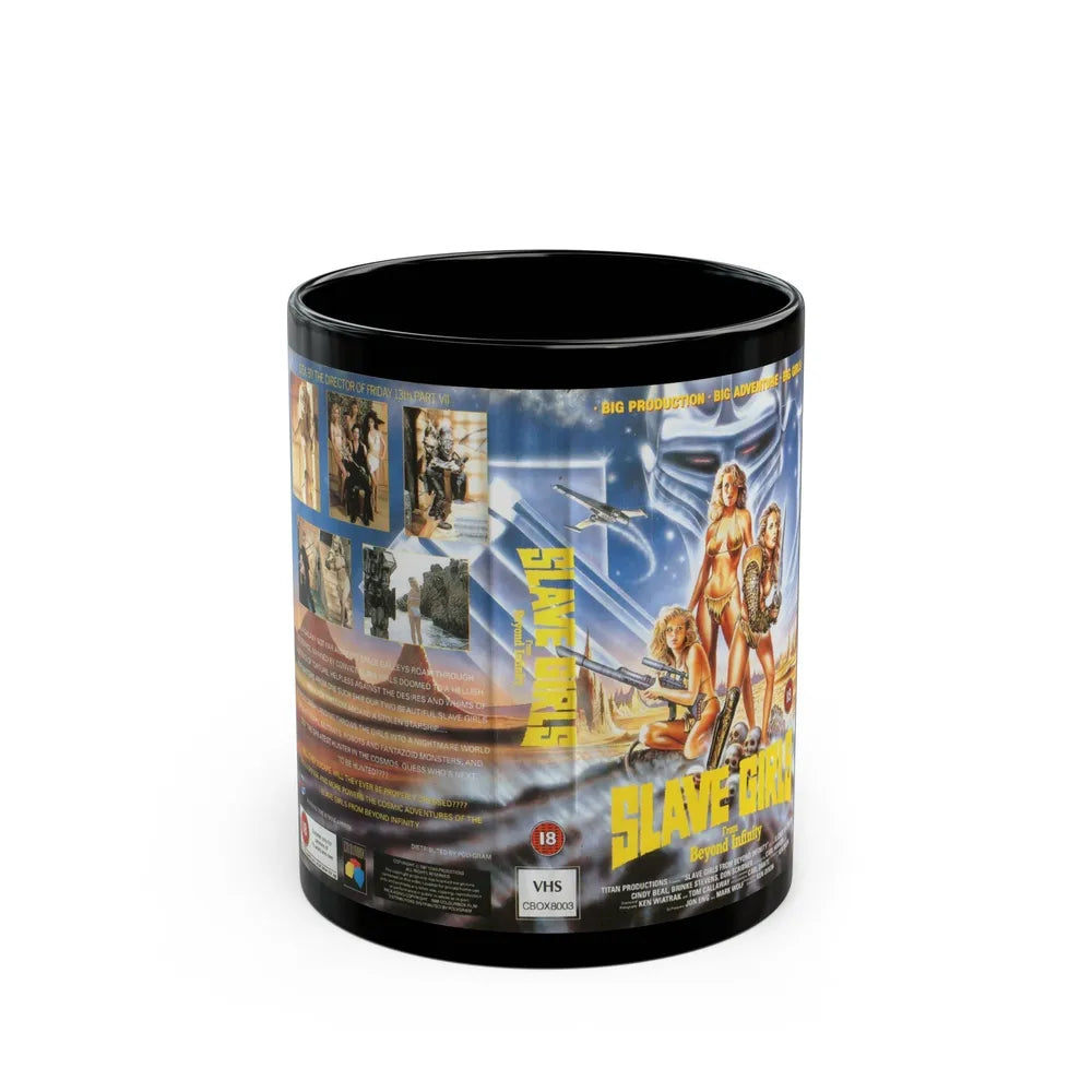 SLAVE GIRLS (VHS COVER) - Black Coffee Mug-11oz-Go Mug Yourself
