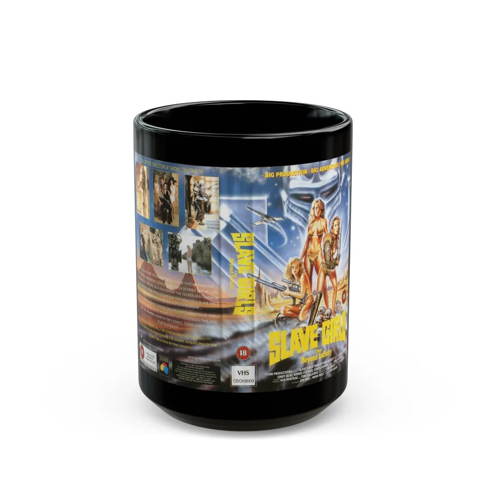 SLAVE GIRLS (VHS COVER) - Black Coffee Mug-15oz-Go Mug Yourself