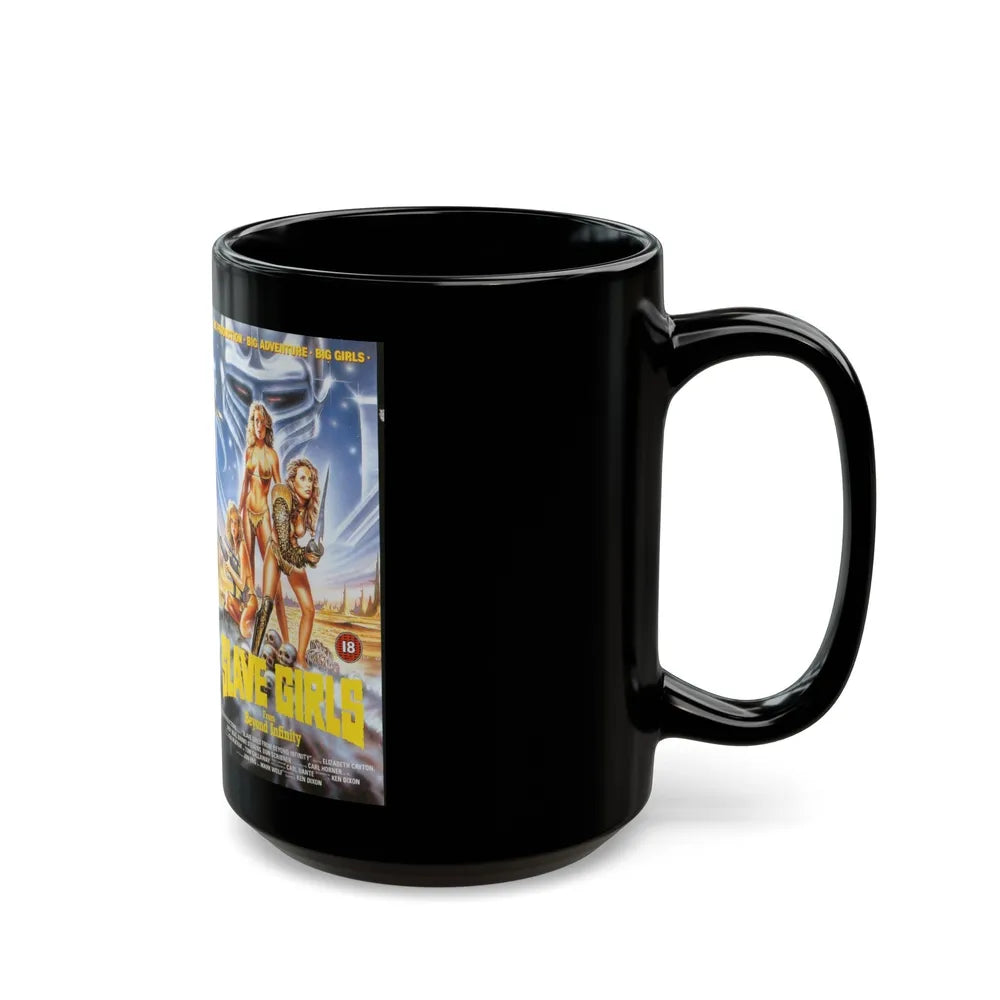 SLAVE GIRLS (VHS COVER) - Black Coffee Mug-Go Mug Yourself