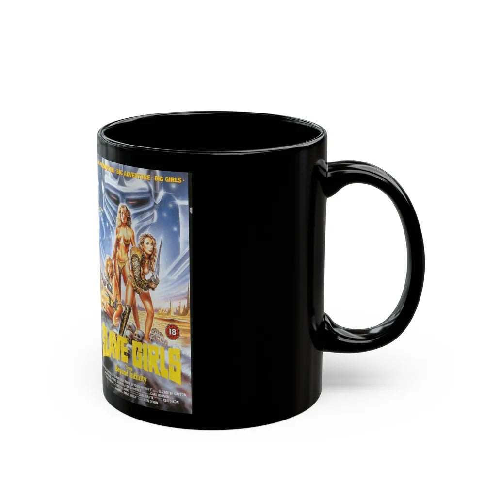 SLAVE GIRLS (VHS COVER) - Black Coffee Mug-Go Mug Yourself