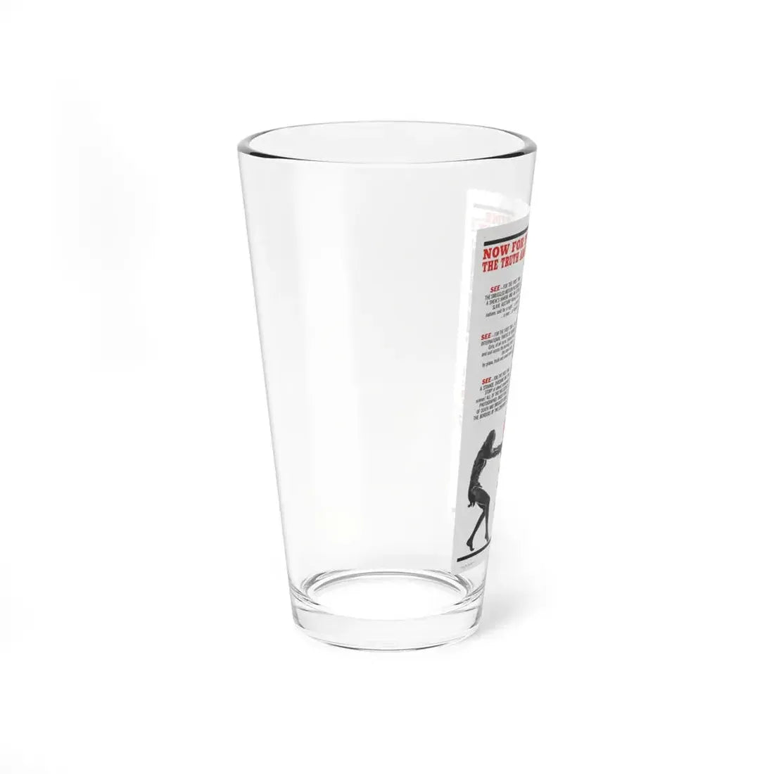 SLAVE TRADE IN THE WORLD TODAY 1964 Movie Poster - Pint Glass 16oz - Go Mug Yourself
