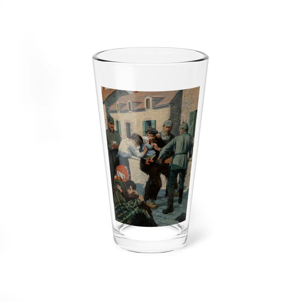 Slavery for Belgiums, Life magazine cover, January 11, 1917 (Magazine Illustration) Pint Glass 16oz-16oz-Go Mug Yourself