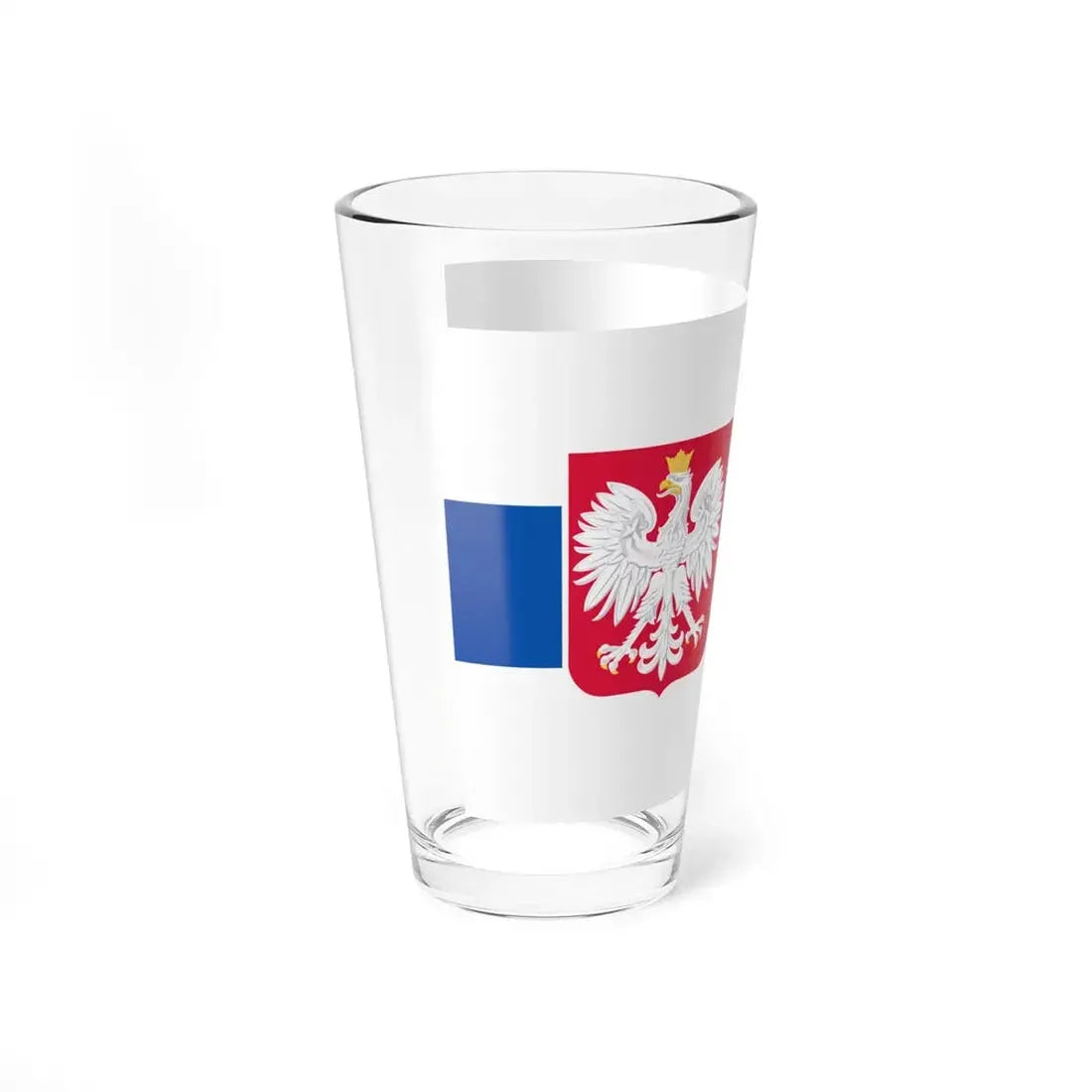 Slavic Flag of Poland White-blue-white flag (Poland) Pint Glass 16oz - Go Mug Yourself